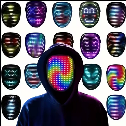 Pulsemask pattern gallery worn by model